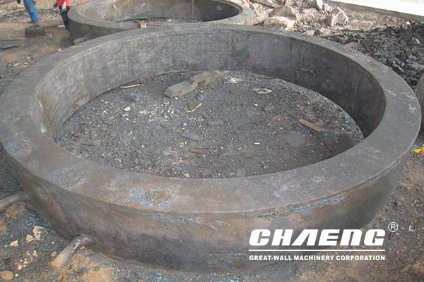  The kiln tyre,which is one of the main components on the rotary kiln equipment