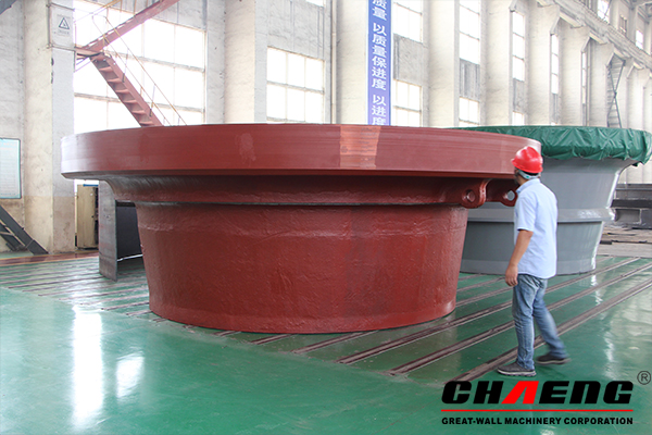 vertical roller mill grinding table