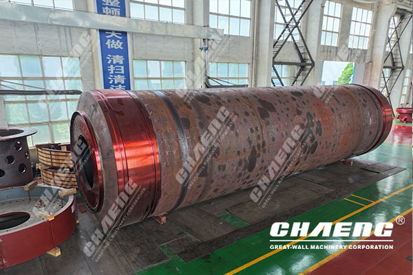  CHAENG's latest 4.2*14.5 cement ball mill project progress