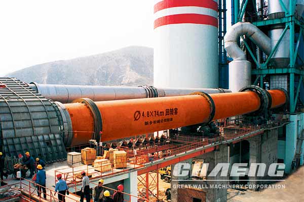 5000 t/d cement rotary kiln price