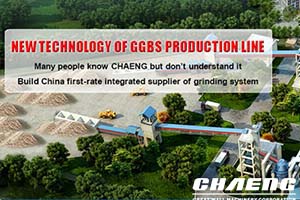 New technology of GGBS production line
