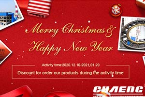Discount for order our machine in the new year