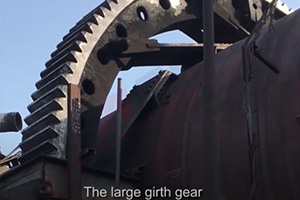 Girth gear, part of rotary kiln or ball mill equipment